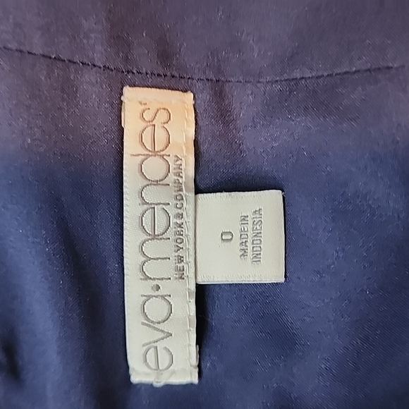 Eva Mendes navy blue sleeveless dress with yellow lemons-0 - Picture 5 of 8